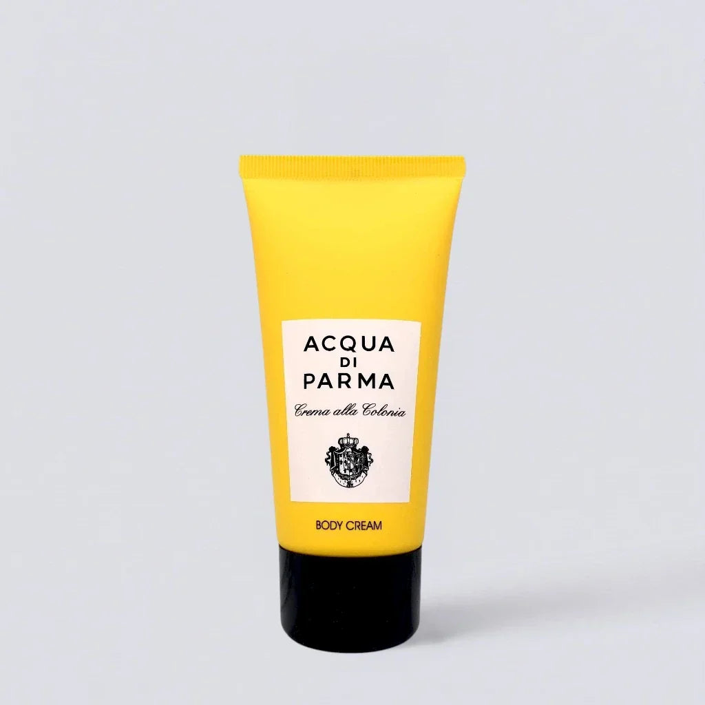 ACQUA DI PARMA Colonia Yellow Collection Shampoo Conditioner Shower Gel Body Lotion (75ml) | Luxury Hotel Essentials