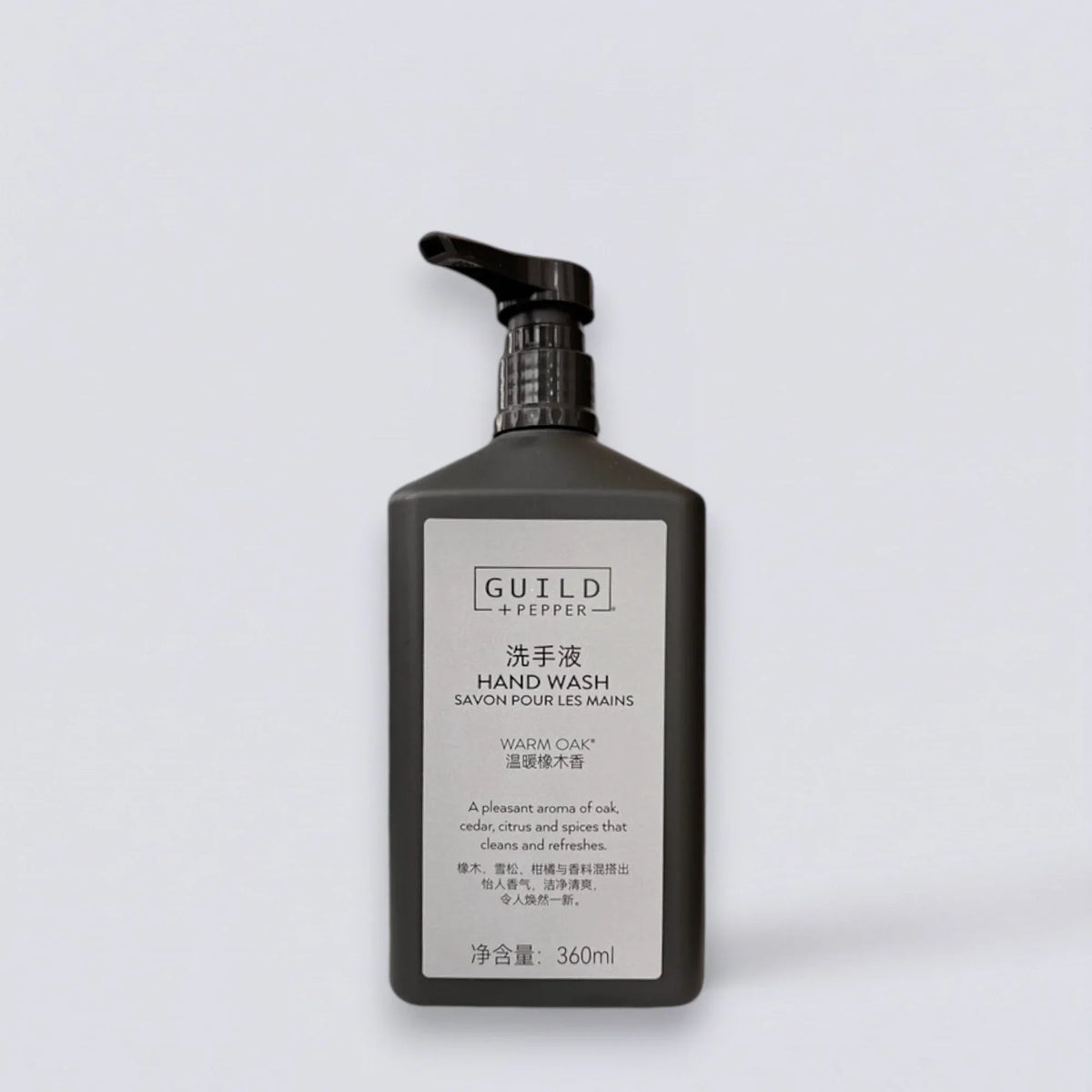 GUILD + PEPPER Shampoo Conditioner Shower Gel Body Lotion & More (360ml) | Luxury Hotel Essentials