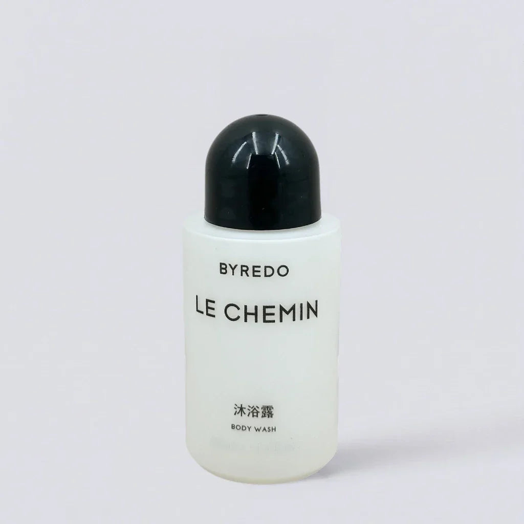 BYREDO Le Chemin Shampoo Conditioner Shower Gel Body Lotion (40ml) | Luxury Hotel Essentials