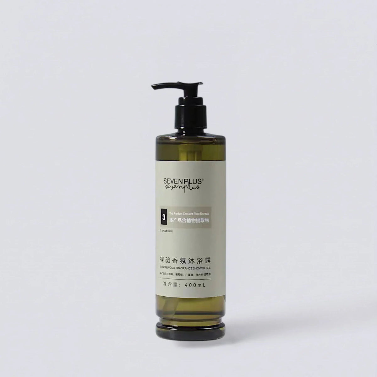 SEVEN PLUS Shampoo Conditioner Shower Gel Body Lotion (400ml) | Luxury Hotel Essentials