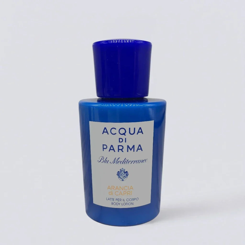 ACQUA DI PARMA Blu Mediterraneo Shampoo Conditioner Shower Gel Body Lotion (40ml) | Luxury Hotel Essentials