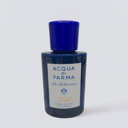 ACQUA DI PARMA Blu Mediterraneo Shampoo Conditioner Shower Gel Body Lotion (40ml) | Luxury Hotel Essentials