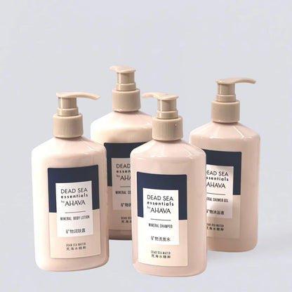 AHAVA Shampoo Conditioner Shower Gel Body Lotion (300ml) | Luxury Hotel Essentials