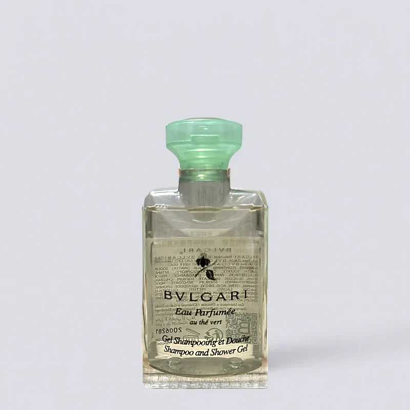BVLGARI Green Tea Shampoo Conditioner Shower Gel Body Lotion (75ml) | Luxury Hotel Essentials