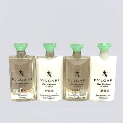 BVLGARI Green Tea Shampoo Conditioner Shower Gel Body Lotion (75ml) | Luxury Hotel Essentials