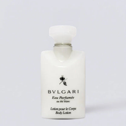 BVLGARI White Tea Shampoo Conditioner Shower Gel Body Lotion (75ml) | Luxury Hotel Essentials
