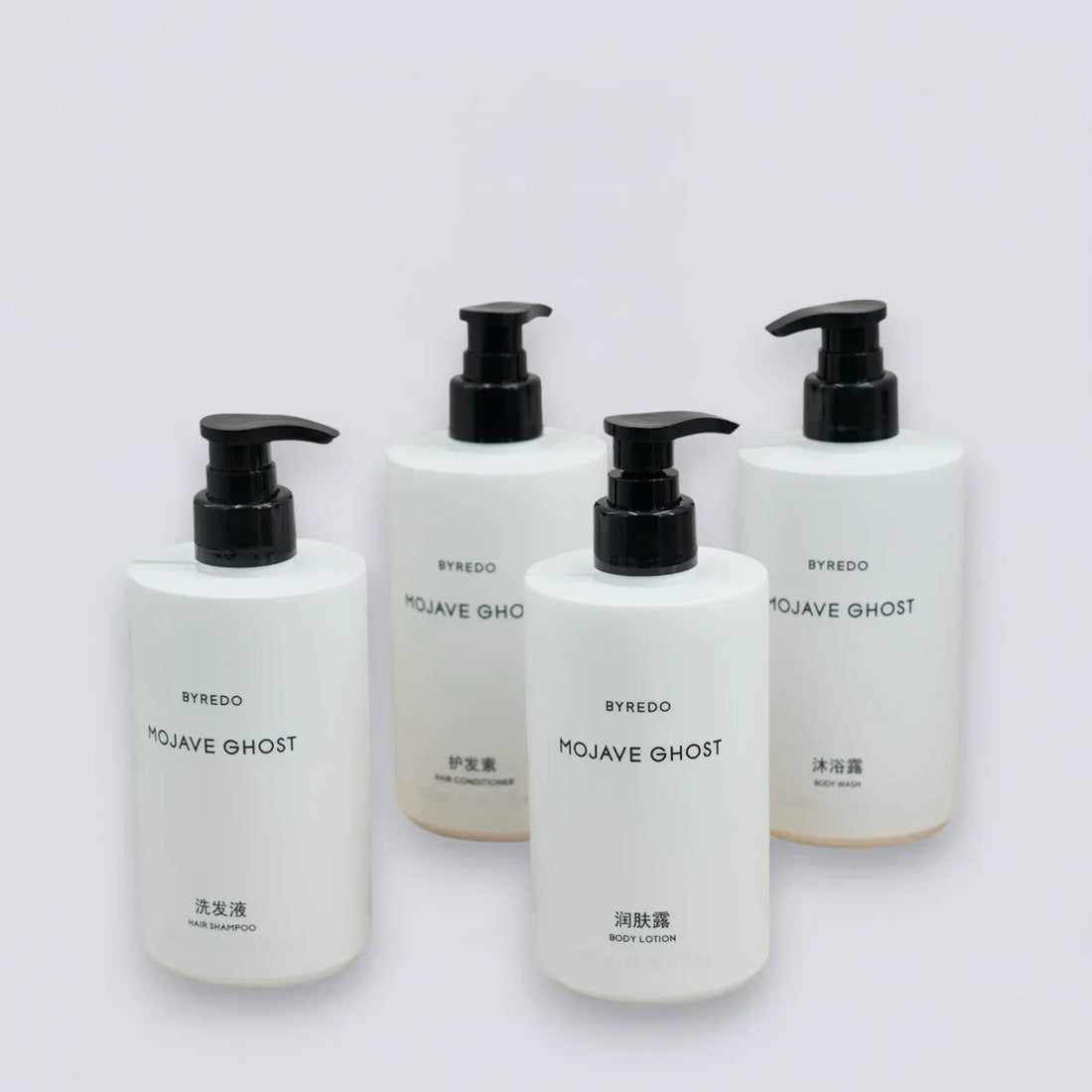 BYREDO Mojave Ghost Shampoo Conditioner Shower Gel Body Lotion &amp; More (450ml) | Luxury Hotel Essentials