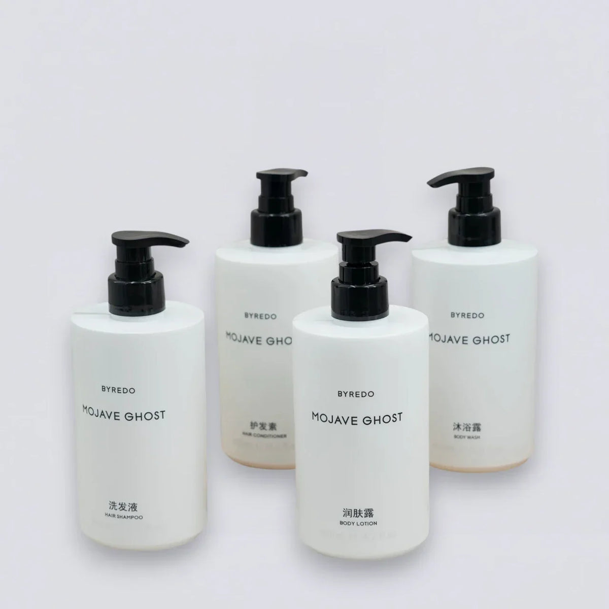 BYREDO Mojave Ghost Shampoo Conditioner Shower Gel Body Lotion &amp; More (450ml) | Luxury Hotel Essentials