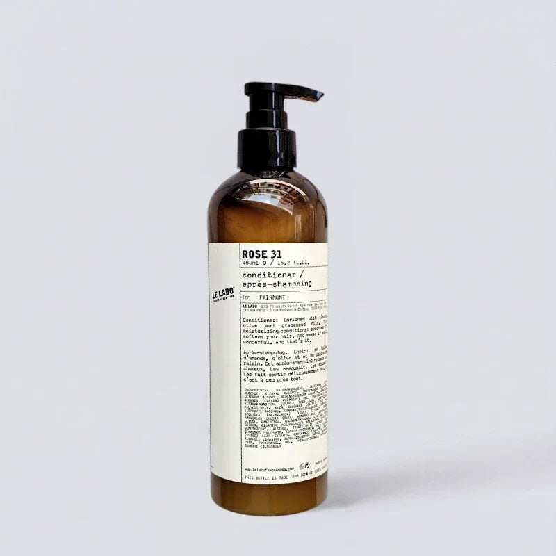LE LABO Rose 31 Shampoo Conditioner Shower Gel Body Lotion (480ml) | Luxury Hotel Essentials