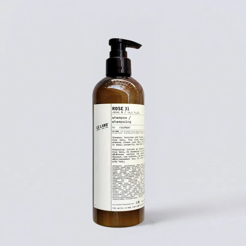 LE LABO Rose 31 Shampoo Conditioner Shower Gel Body Lotion (480ml) | Luxury Hotel Essentials