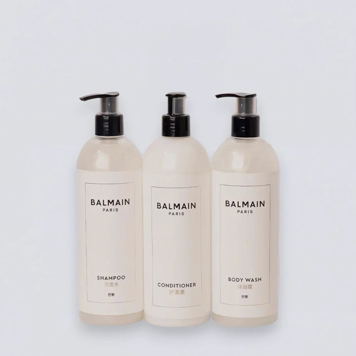 BALMAIN Shampoo Conditioner Shower Gel (475ml) | Luxury Hotel Essentials