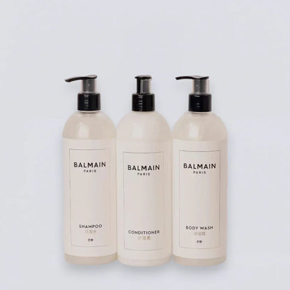 BALMAIN Shampoo Conditioner Shower Gel (475ml) | Luxury Hotel Essentials