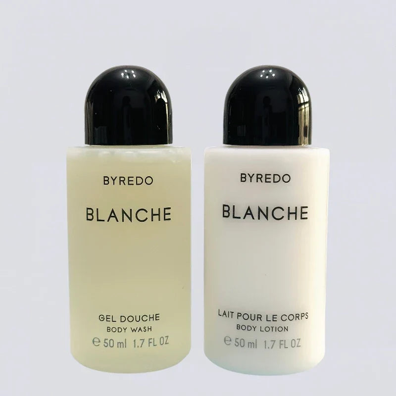 BYREDO Blanche Shower Gel Body Lotion (50ml) | Luxury Hotel Essentials