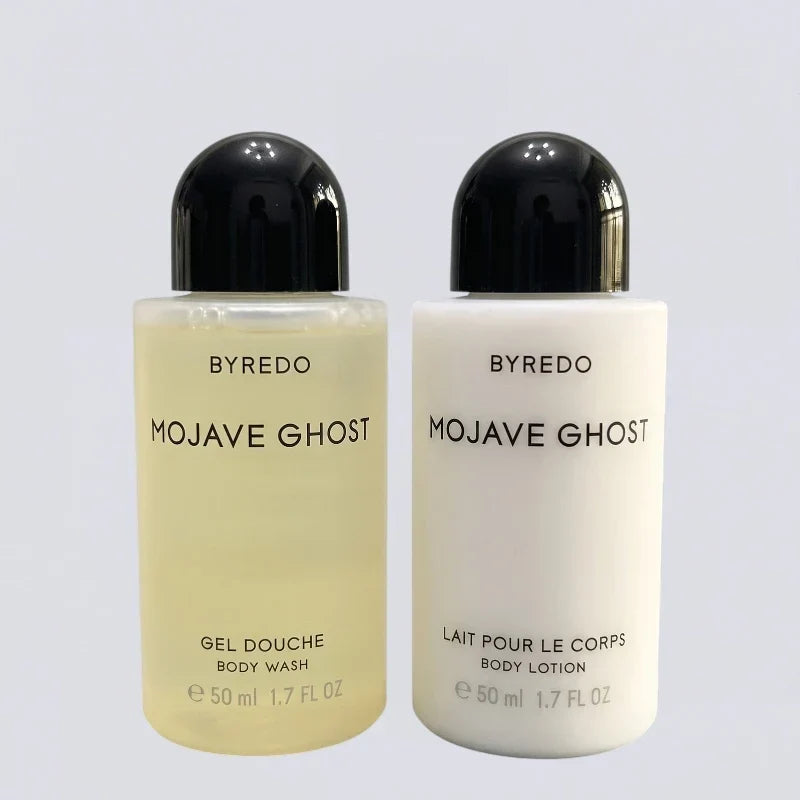 BYREDO Mojave Ghost Shower Gel Body Lotion (50ml) | Luxury Hotel Essentials