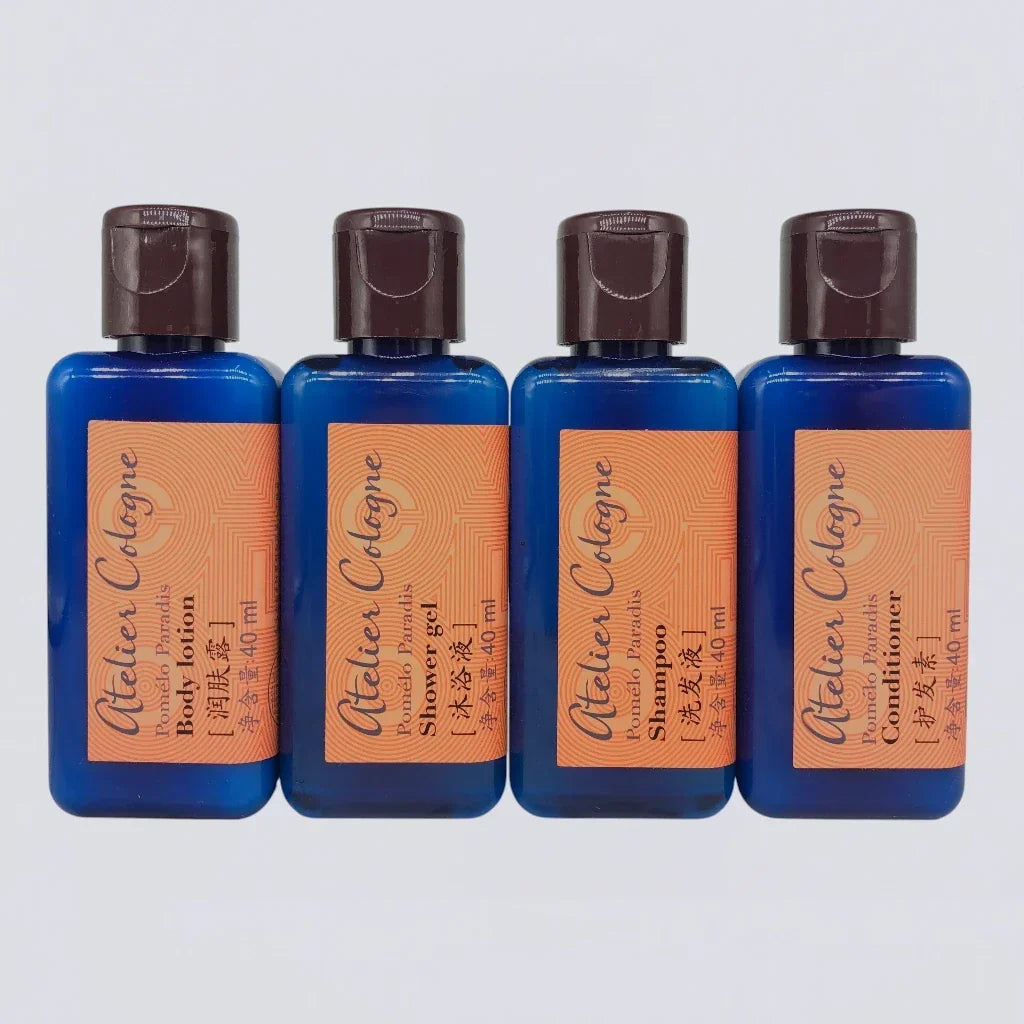 ATELIER COLOGNE Shampoo Conditioner Shower Gel Body Lotion (40ml) | Luxury Hotel Essentials