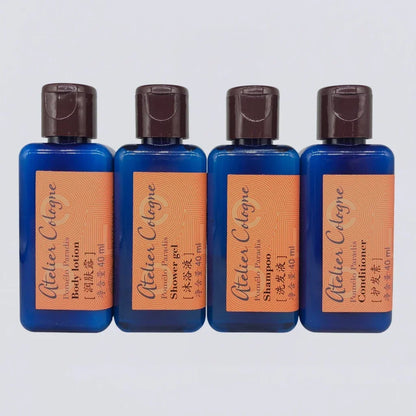 ATELIER COLOGNE Shampoo Conditioner Shower Gel Body Lotion (40ml) | Luxury Hotel Essentials