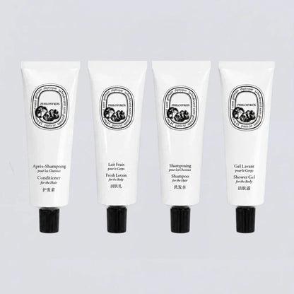DIPTYQUE Philosykos Shampoo Conditioner Shower Gel Body Lotion (50ml) | Luxury Hotel Essentials