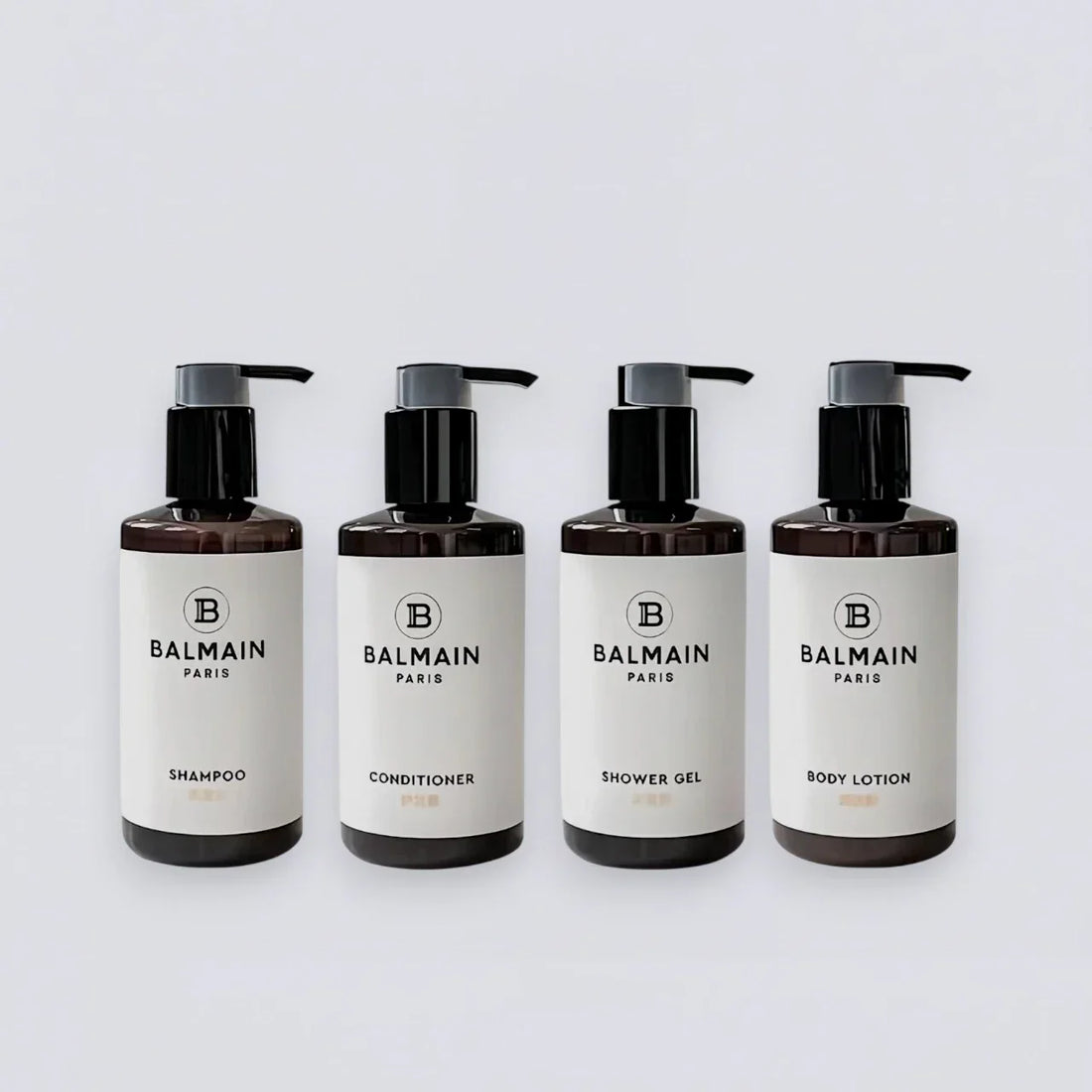 BALMAIN Shampoo Conditioner Shower Gel Body Lotion (300ml) | Luxury Hotel Essentials