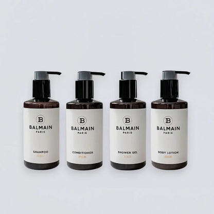 BALMAIN Shampoo Conditioner Shower Gel Body Lotion (300ml) | Luxury Hotel Essentials